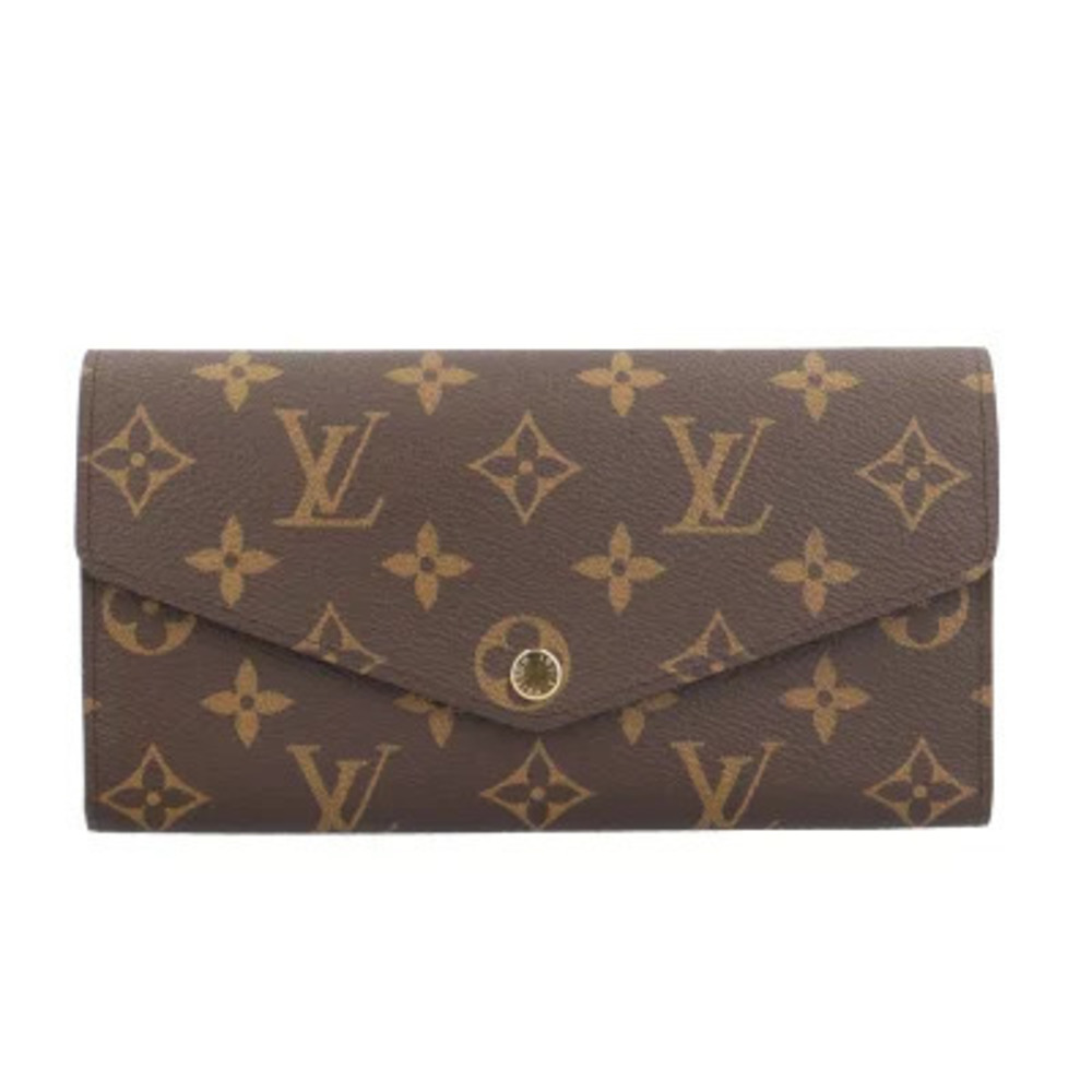 Louis Vuitton Portefeuille Sarah Monogram Long Wallet Canvas